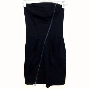 Vtg Y2K Betsey Johnson Zipper Tube Dress
